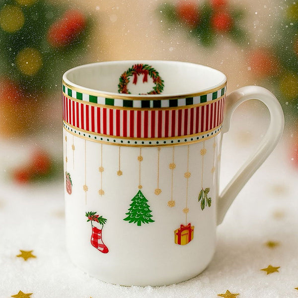 Noel Christmas Mug - Set of 1 (Red)
