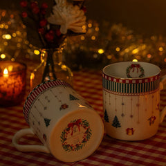 Noel Christmas Mug - Set of 1 (Red)