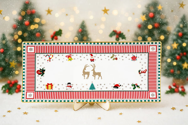 Noel Christmas Tray - Set of 1