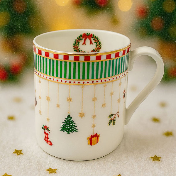 Noel Christmas Mug - Set of 1 (Green)