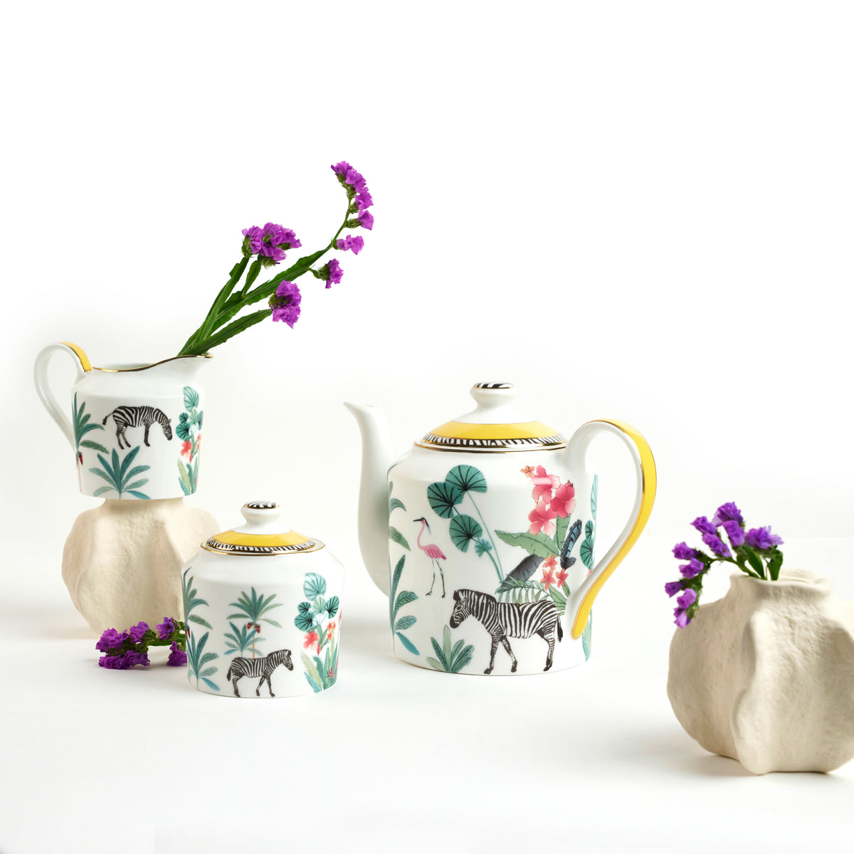 Savannah Tea Set - (Tea pot, milk pot, sugar pot)