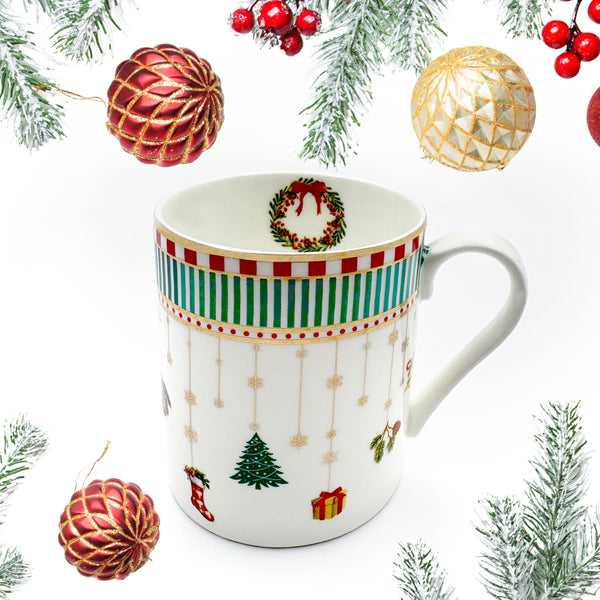 Noel Christmas Mug - Set of 1 (Green)