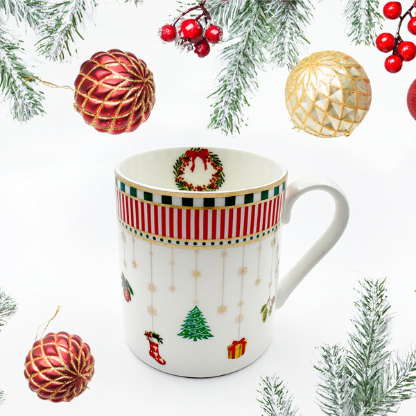 Noel Christmas Mug - Set of 1 (Red)