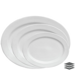 Classic Oval Platters - Pack of 2