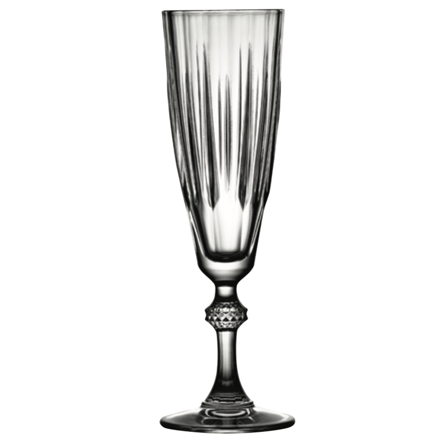 Diamond Champagne Flute 170 ml - Pack of 6