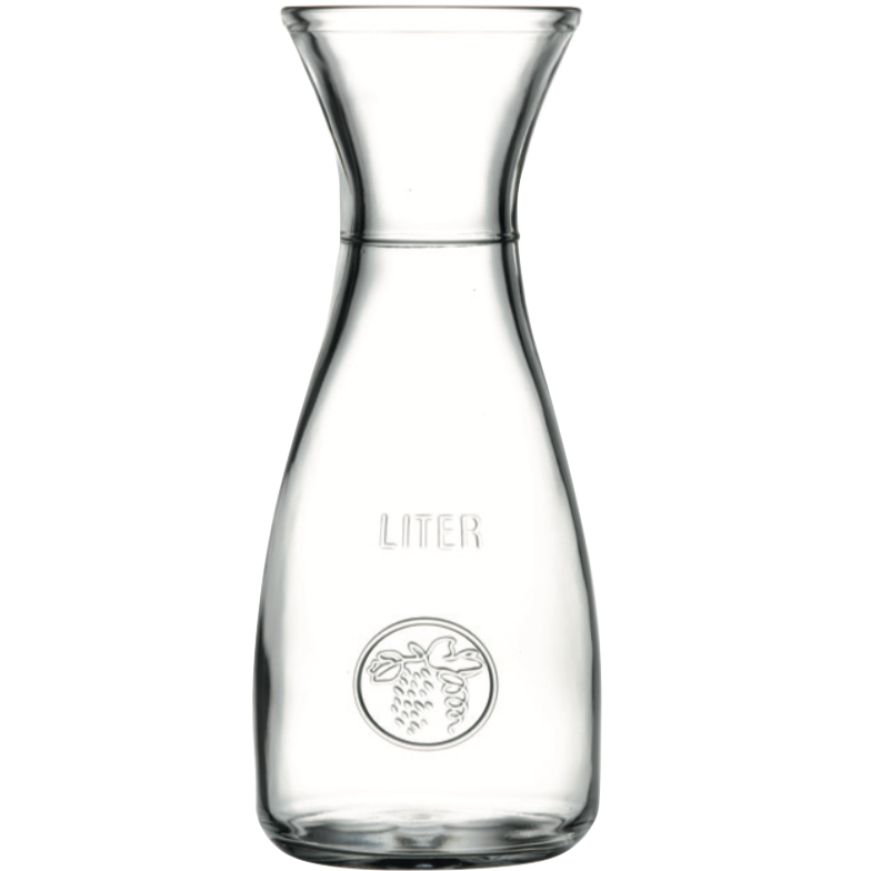 Bacchus Glass Decanter 1 Lit - Pack of 2