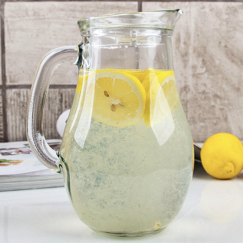 Bistro Glass Jug 1 Lit - Pack of 2