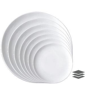 Coup Round Plates - Pack of 6