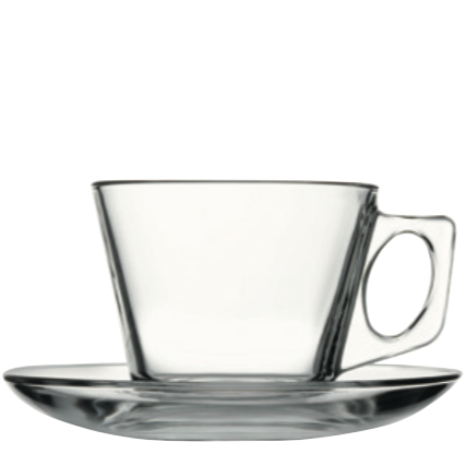 Vela Tea/Coffee Cup & Saucer 200 ml - Pack of 6