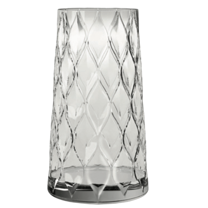 Leafy Long Drink Glass 450 ml - Pack of 6