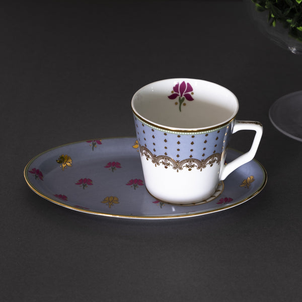 Heritage Oval Cup & Saucer - Set of 6