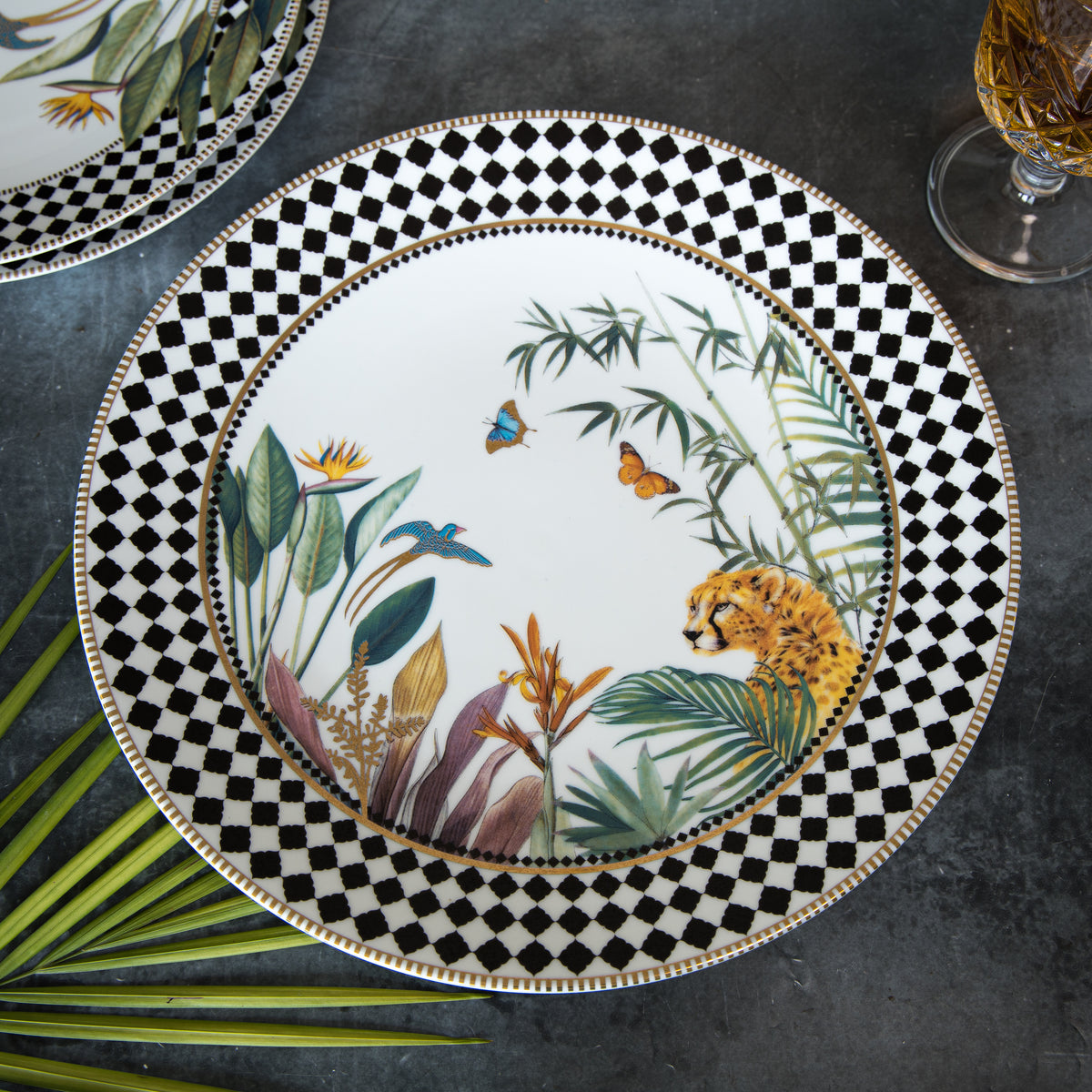 Tropical Round Platter 12"
