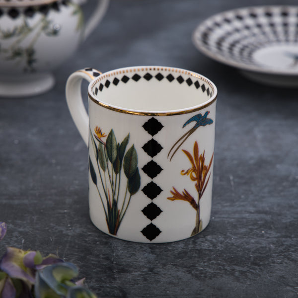 Tropical Coffee Mugs - Set of 6