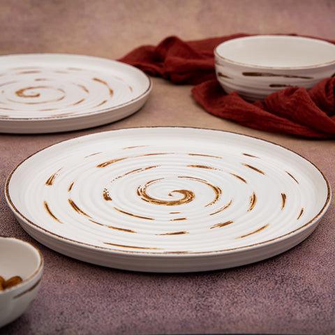 Fusion White Dinner Plate 10.25" - Pack of 6