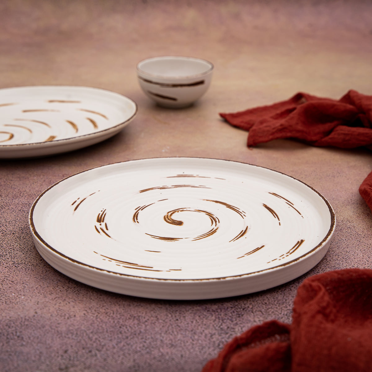 Fusion White Side Plate 8.25" - Pack of 6