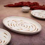 Fusion White Oval Platter 10" - Pack of 2