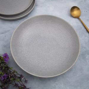 Fusion Grey Deep Plate 10" - Pack of 2