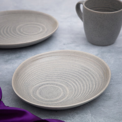 Fusion Grey Tea Cup & Saucer 250 ml - Pack of 6