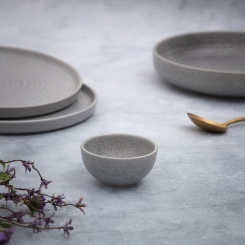 Fusion Grey Dip / Sauce Bowl 3" - Pack of 2