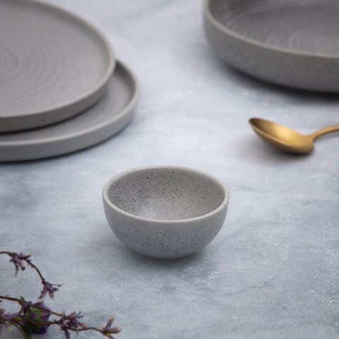Fusion Grey Dip / Sauce Bowl 3" - Pack of 2