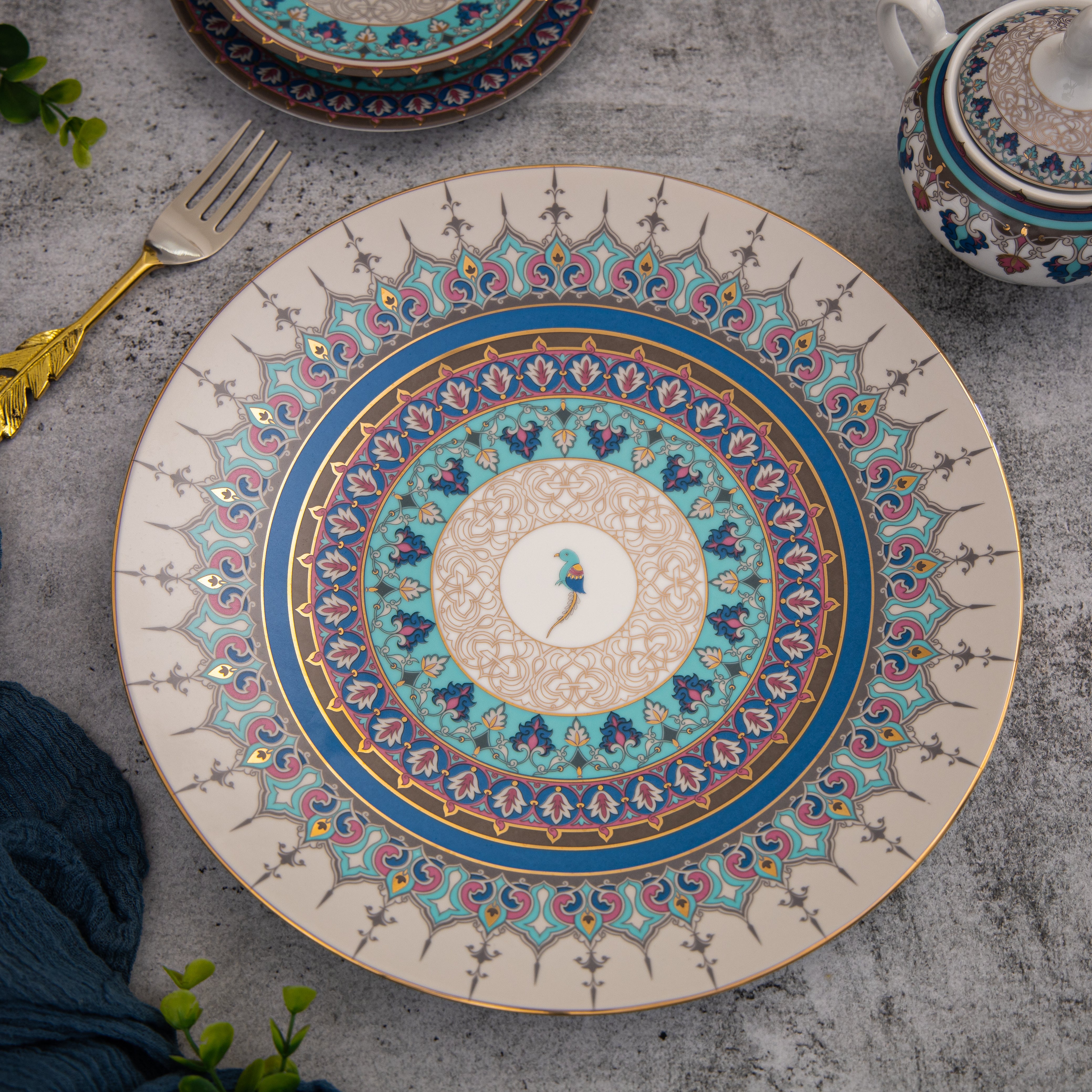 The Jamawar Dinner Set - Set of 30