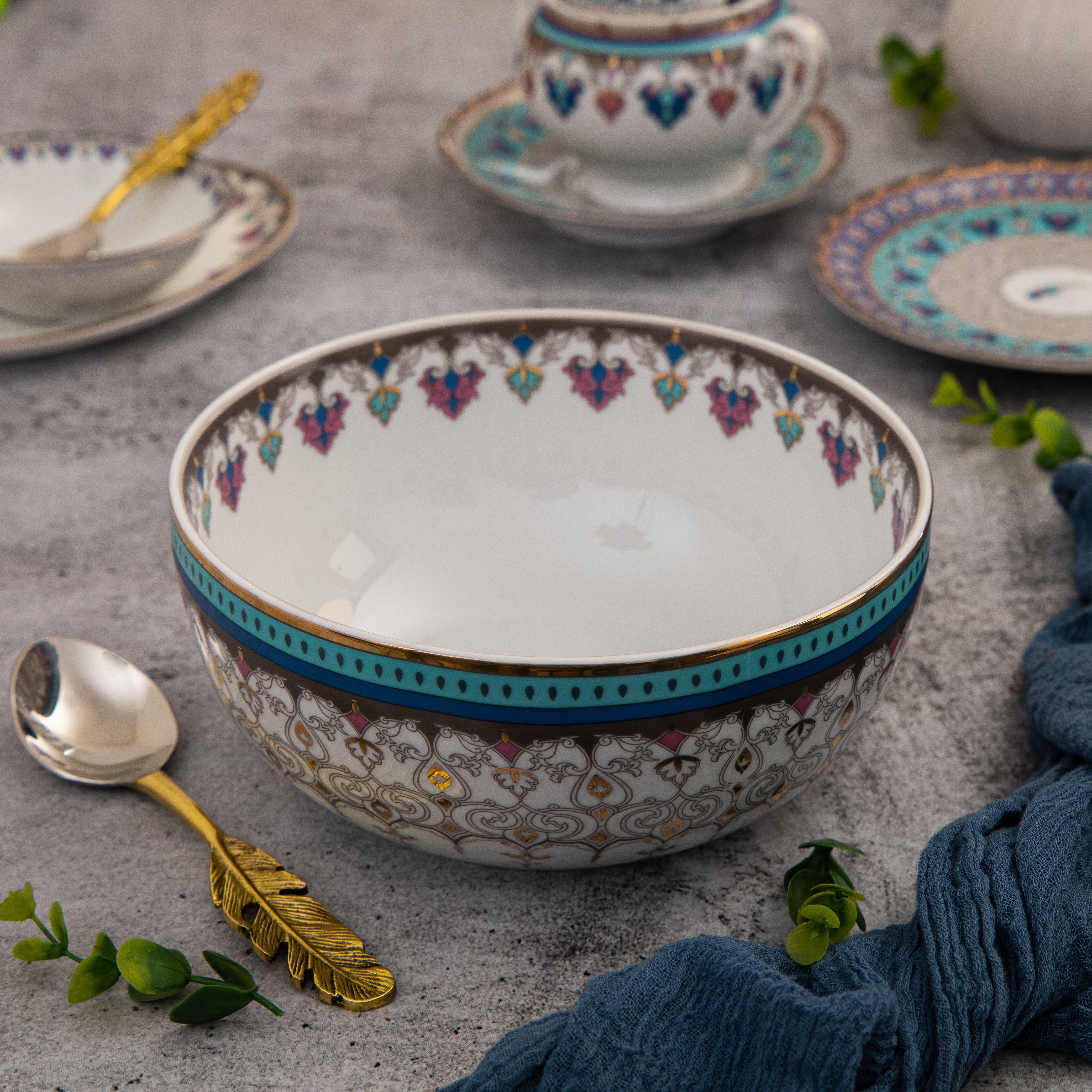 The Jamawar Dinner Set - Set of 30