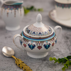 Jamawar Tea Set - (Tea pot, milk pot & sugar pot)