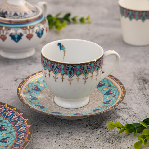 The Jamawar Tea Set - Set of 15
