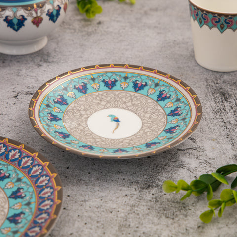 The Jamawar Round Cup & Saucer - Set of 6