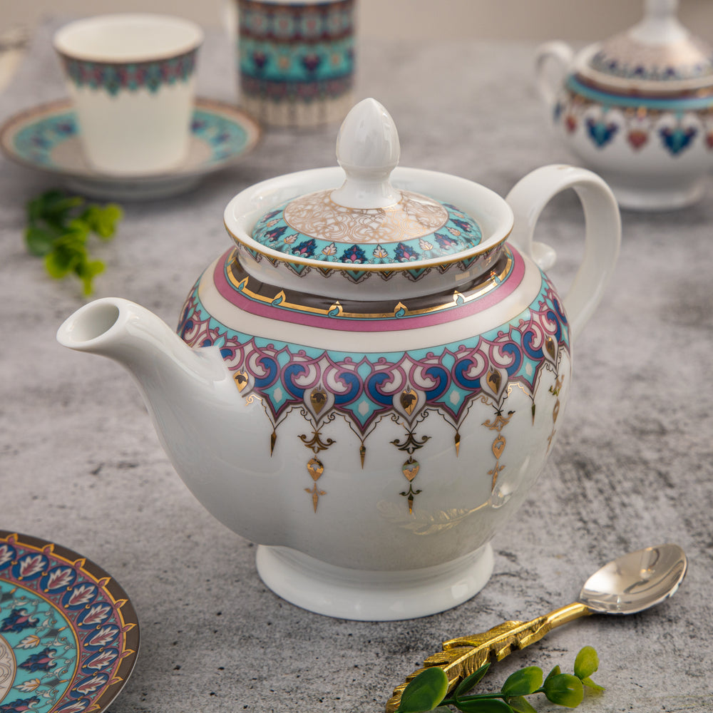 The Jamawar Tea Pot - Set of 1 – The Table Company