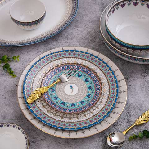 The Jamawar Dinner Set - Set of 30