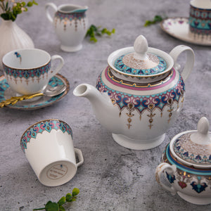 The Jamawar Tea Pot - Set of 1