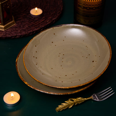 Rustique Hand Painted Deep Plates - Set of 2