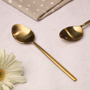 The Classic Gold Dining Spoon - Set of 6
