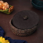 Round Basket with Lid 9"