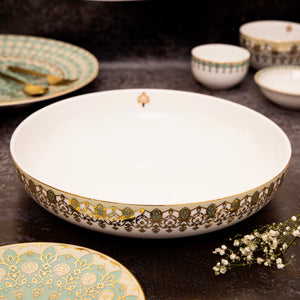 
            
                Load image into Gallery viewer, The Neemrana Flat Serving Bowl 11.5&amp;quot; - Set of 1
            
        