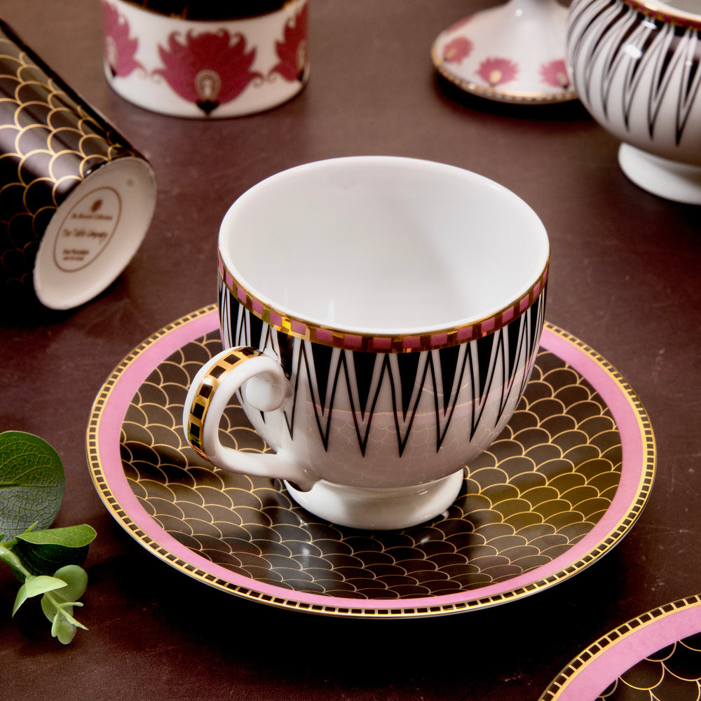 The Blossom Round Cup & Saucer - Set of 6