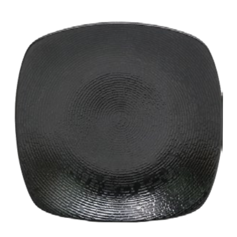 Self Embossed Square Plate 8.5" - Pack of 4