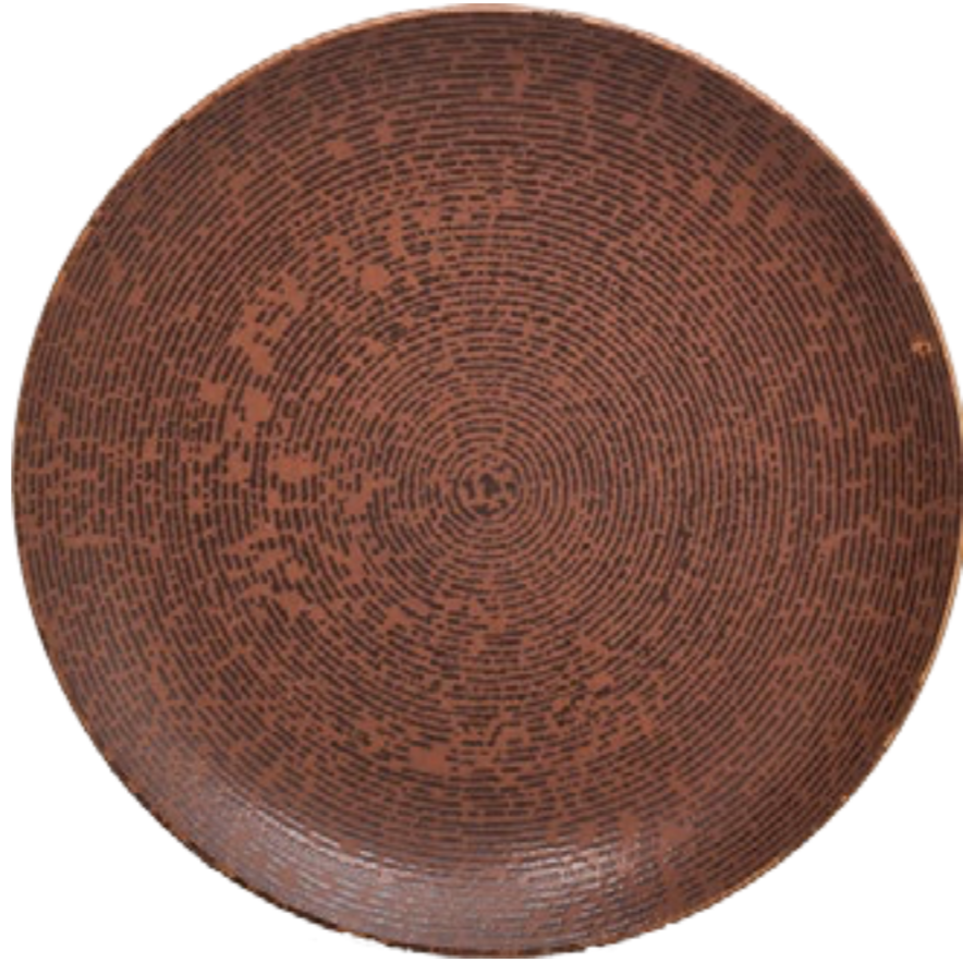 Self Embossed Dinner Plate 10.75" - Pack of 6