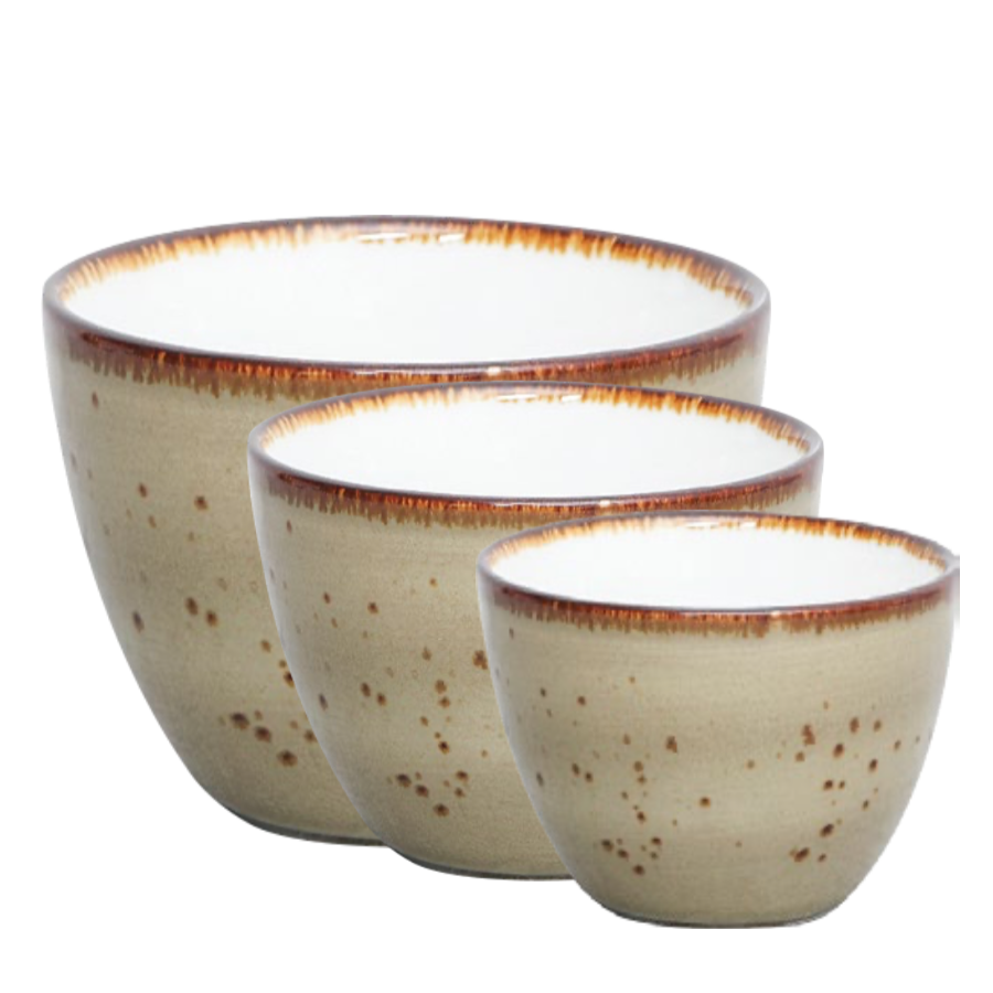 Hand Painted Snack/Nut Bowl - Set of 4