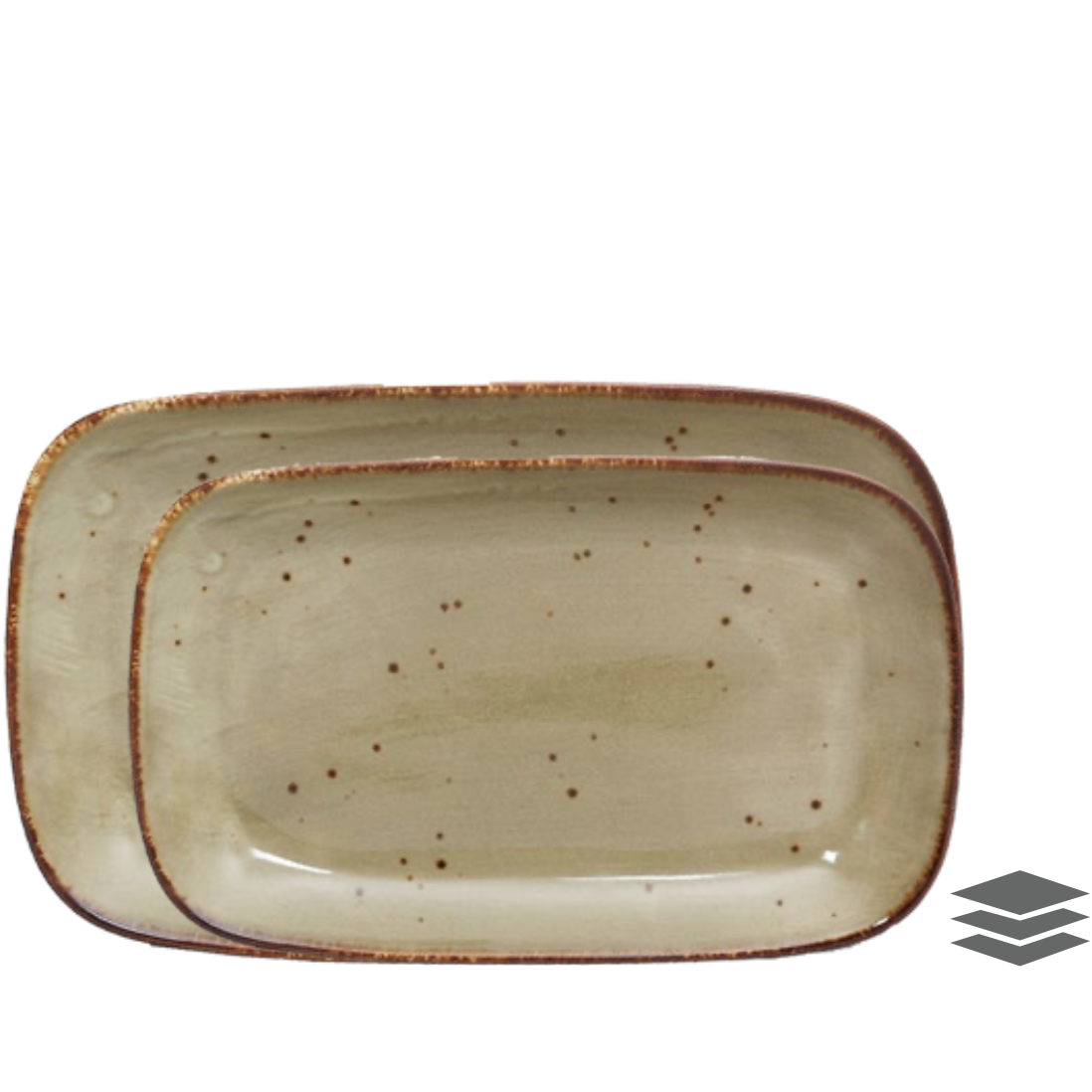 Rectangular Platter Large 11" - Pack of 2
