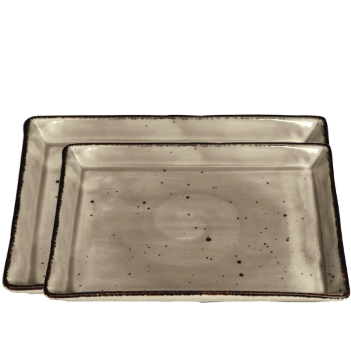 Rectangular Flat Platter 11" x 8" - Pack of 2