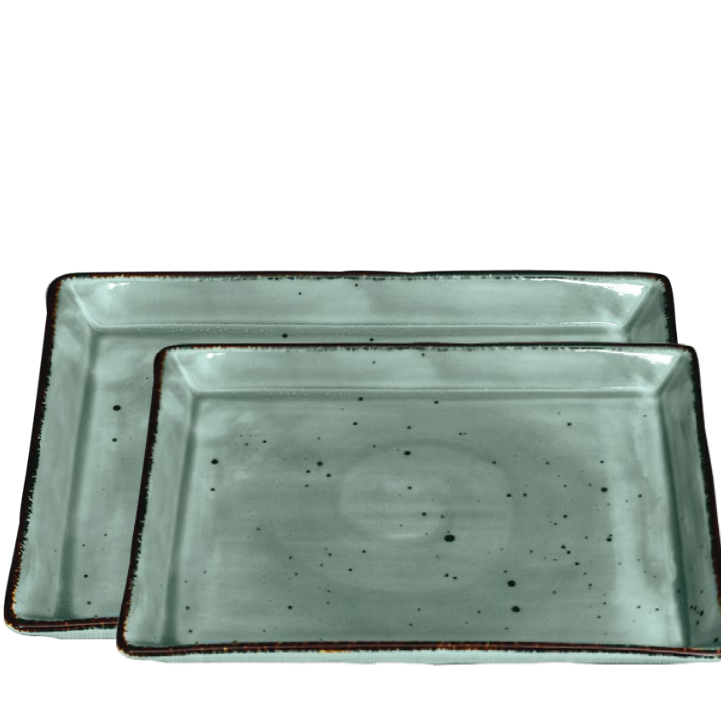 Rectangular Flat Platter 8" x 5" - Pack of 2