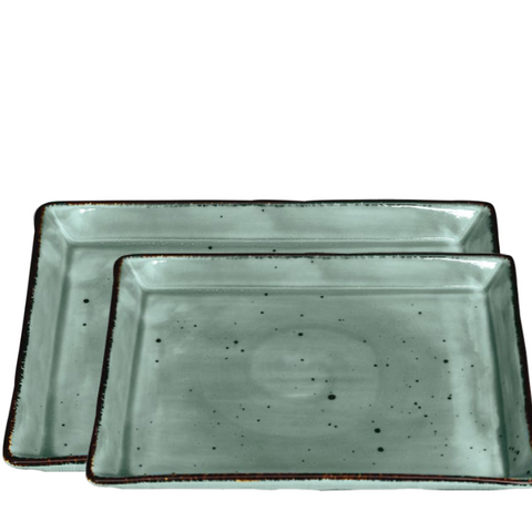 Rectangular Flat Platter 8" x 5" - Pack of 2