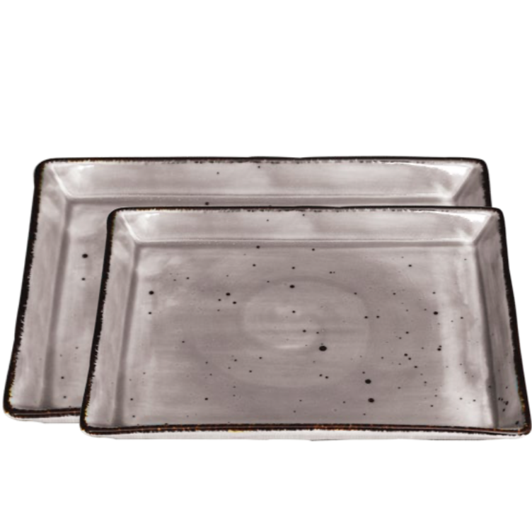 Rectangular Flat Platter 8" x 5" - Pack of 2