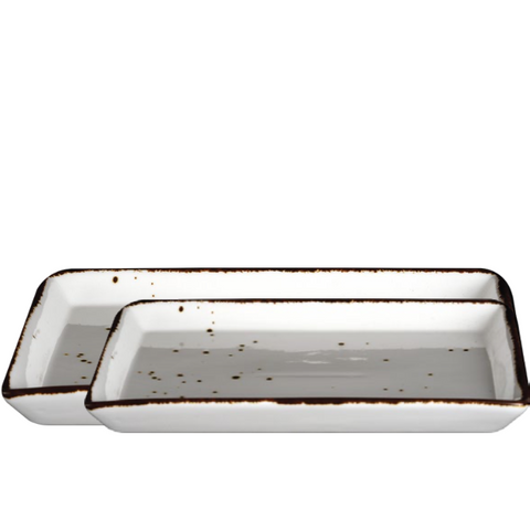Rectangular Flat Platter 8" x 5" - Pack of 2