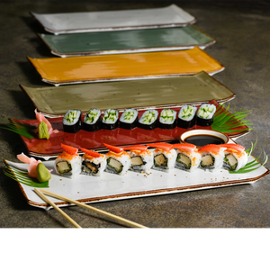 
            
                Load image into Gallery viewer, Serving / Sushi Platter 15&amp;quot; - Pack of 2
            
        