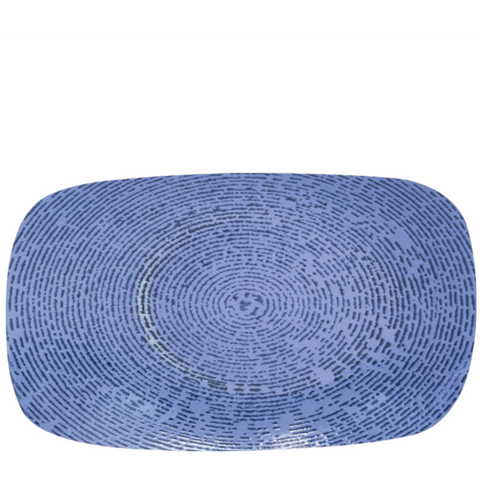 Self Embossed Rectangular Platter 11" - Pack of 2