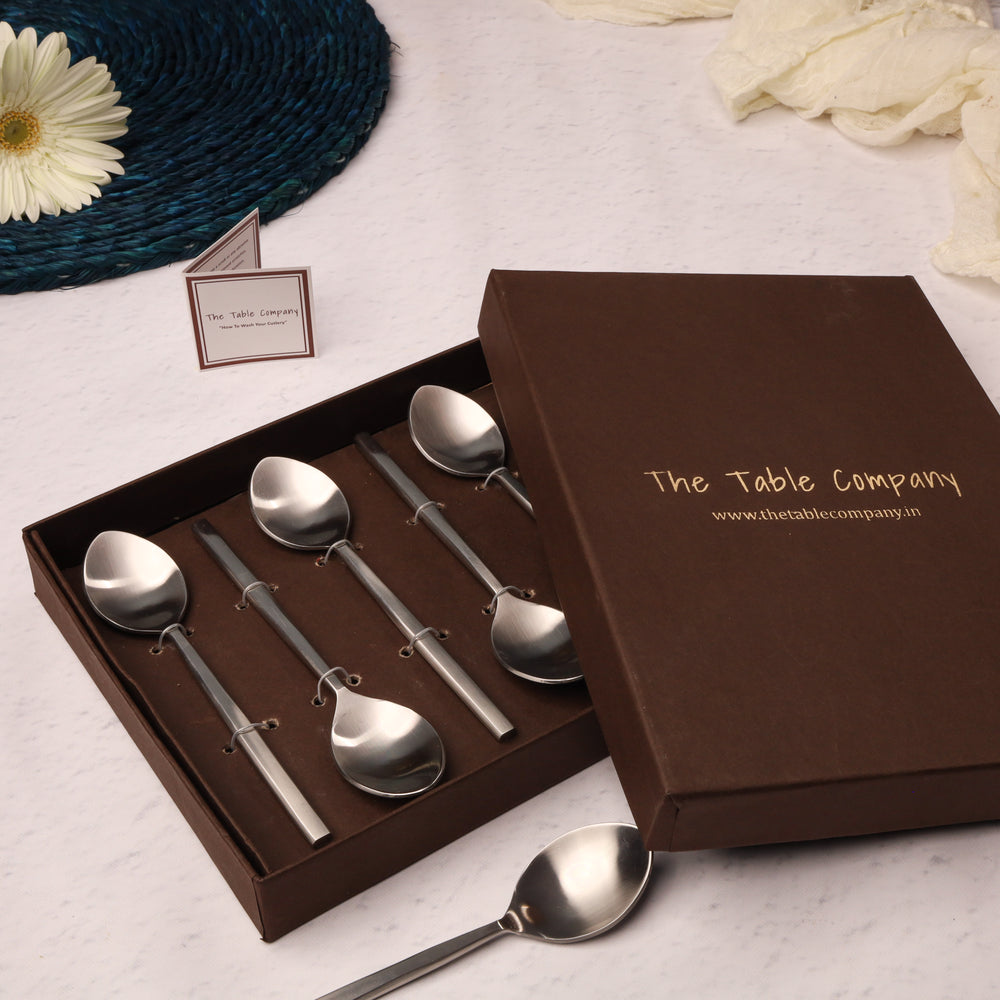 The Classic SS Tea Spoon - Set of 6