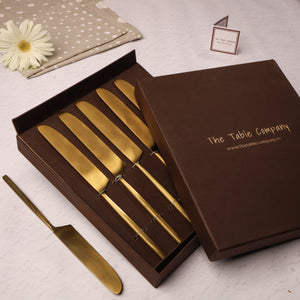 The Classic Gold Dining Knife - Set of 6